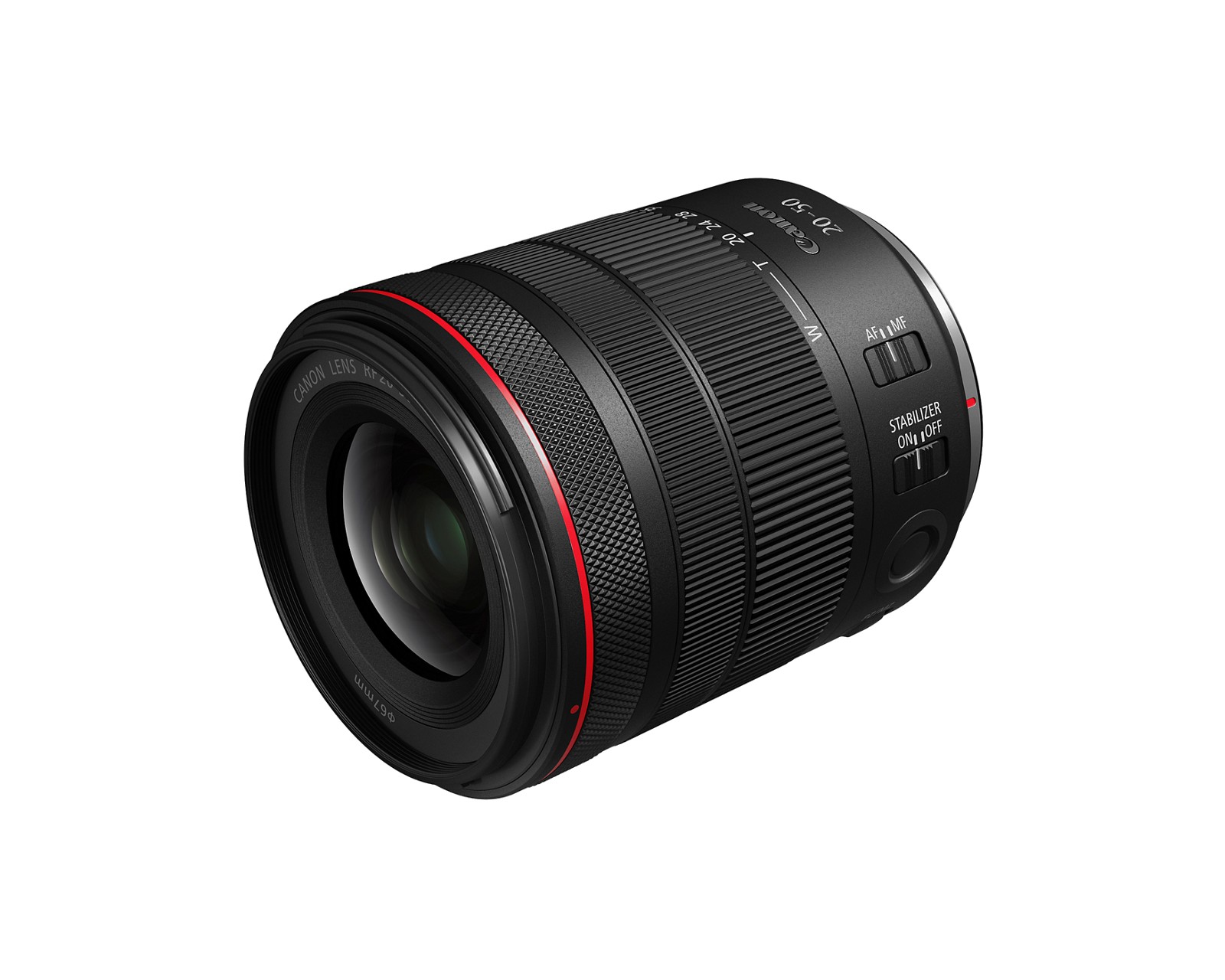 Canon RF20-50mm F4 L IS USM PZ 官方发布资料图，官方发布会资料