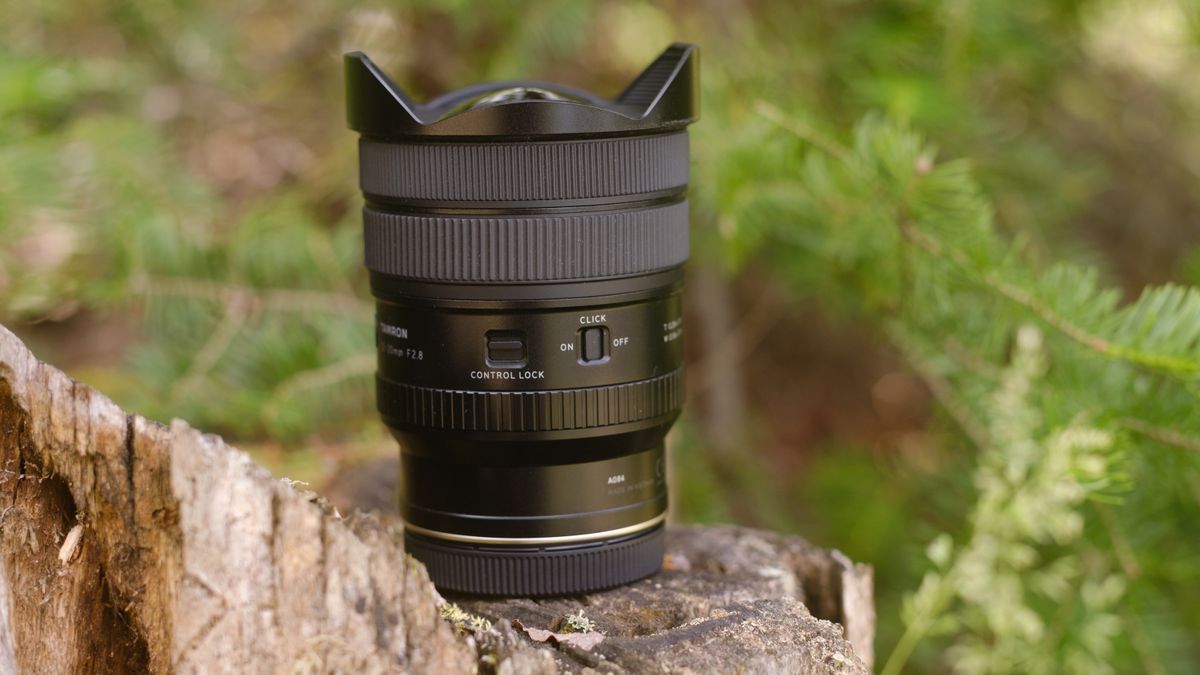 The Tamron12-20mm f/2.8photographed outdoors
