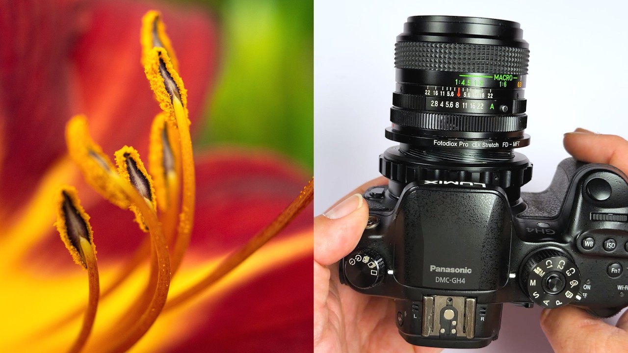 Canon FD to Micro Four Thirds Adapter with Macro Mode