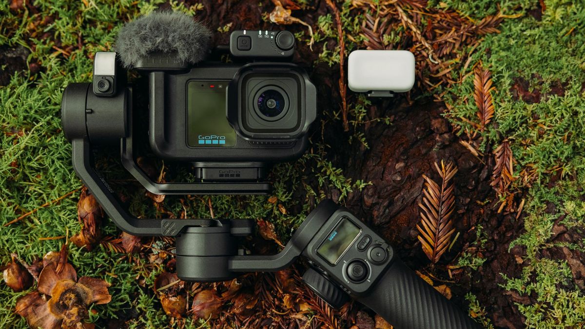 The GoPro Mission1Pro with accessories