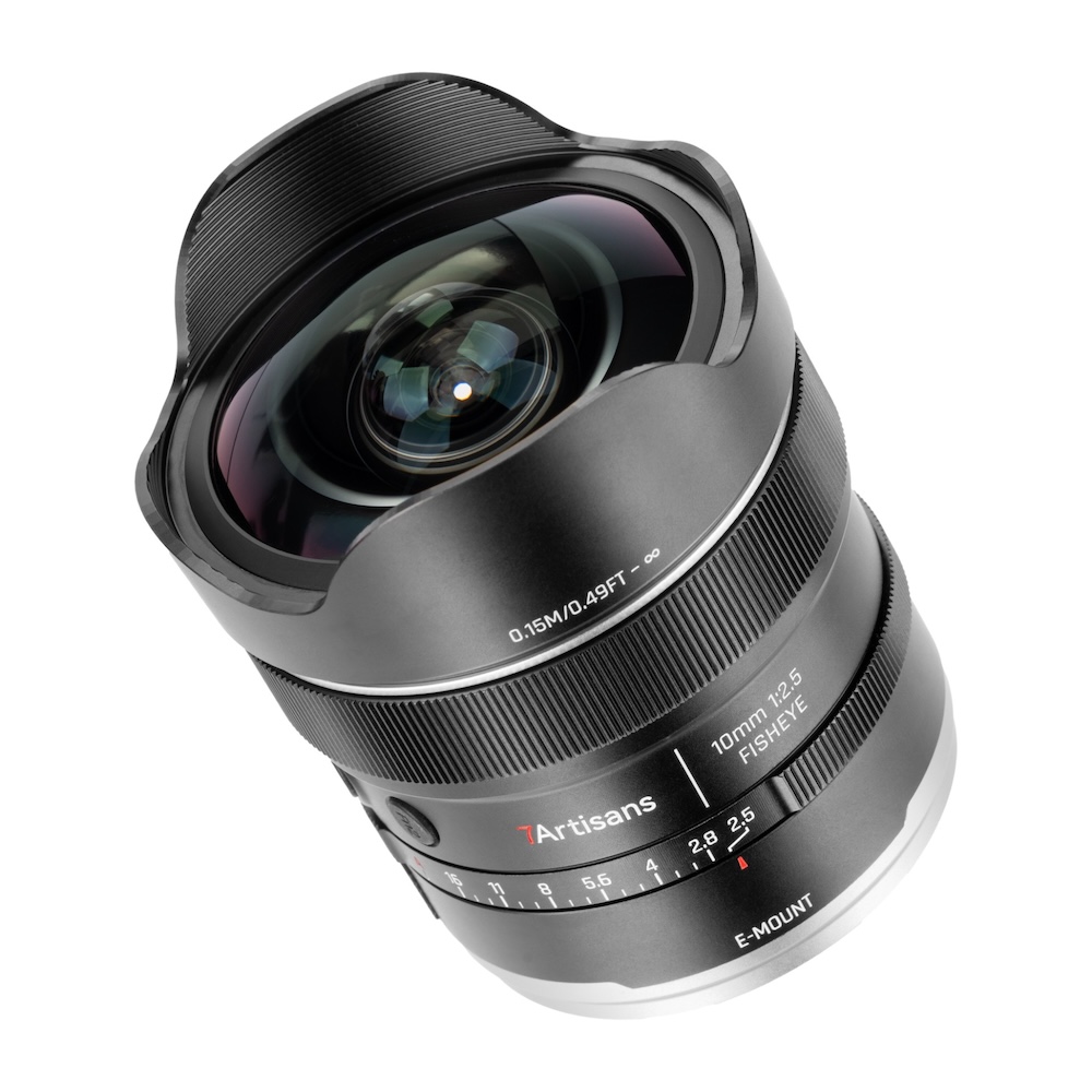 Additional information on the new7Artisans AF10mm f/2.5MAX full-frame fisheye lens